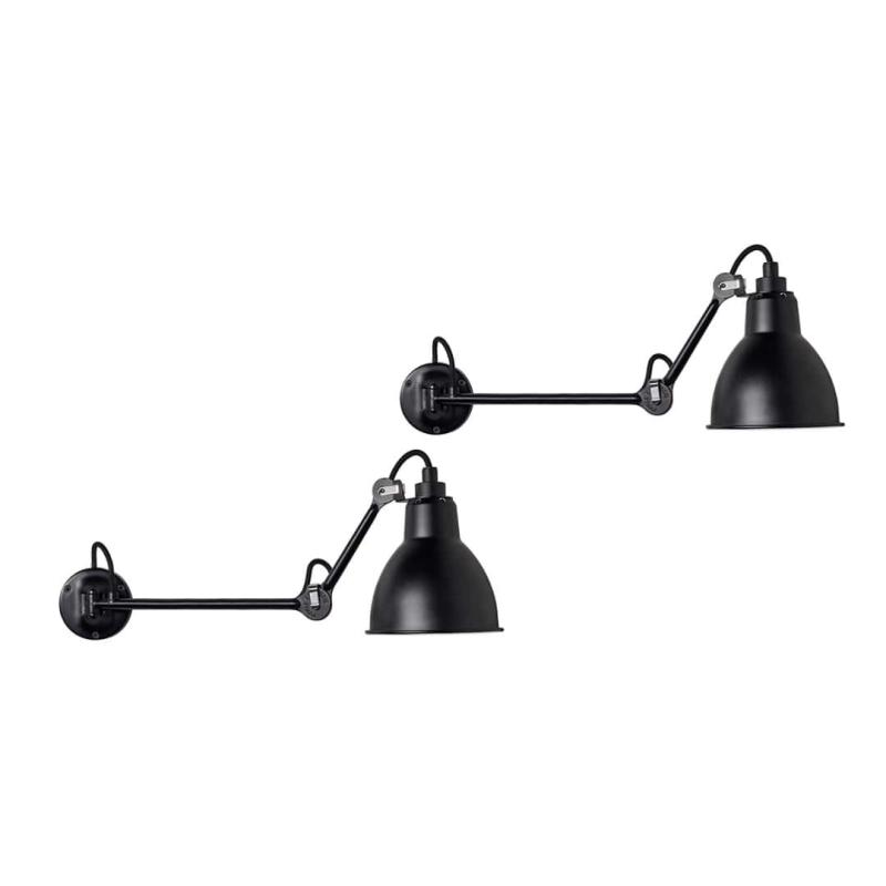 204 Væglampe L40 Sort 2 Pak - Black Days Tilbud!