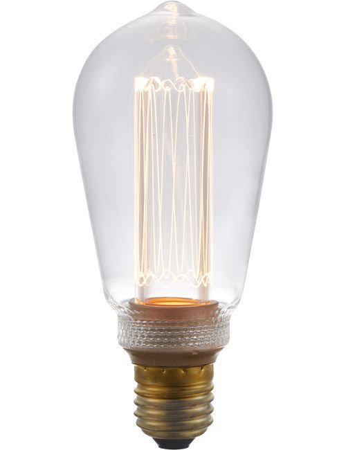 Dæmpbar Led Klar Rustika St64 140lm - Varm Hvid Lys