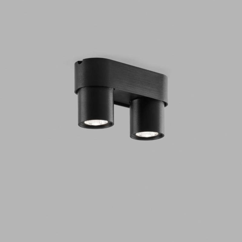 Aura C2 Loftlampe i Sort - Elegant Belysning fra Light Point