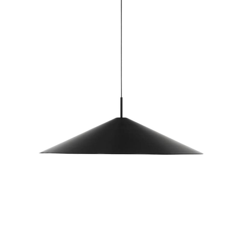 Brolly Pendel Anodiseret Sort Ø90 - Tidløs Elegance