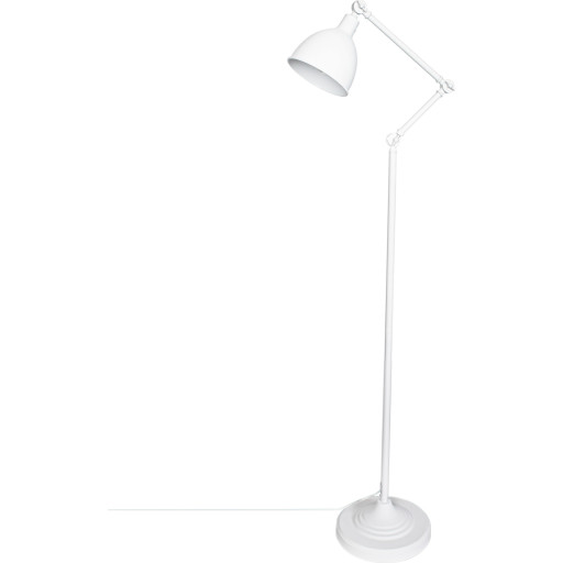 Bazar Gulvlampe i Hvid fra By Rydéns - Stilfuld Belysning
