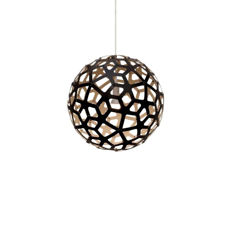 Coral Ø40 Pendel i Sort Bambus - Black Days Tilbud
