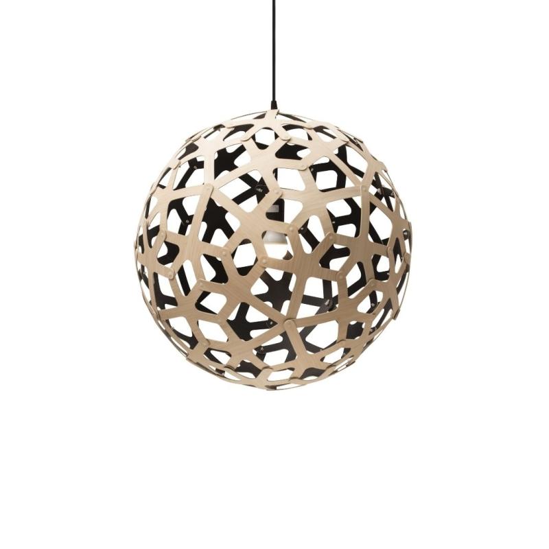 Coral Ø80 Pendel i Bambus - Sort Design fra David Trubridge