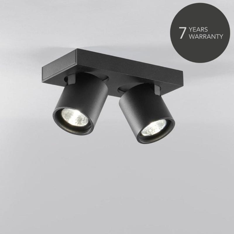 Focus 2 LED Spotlys i Sort - 3000K Belysningtilbud