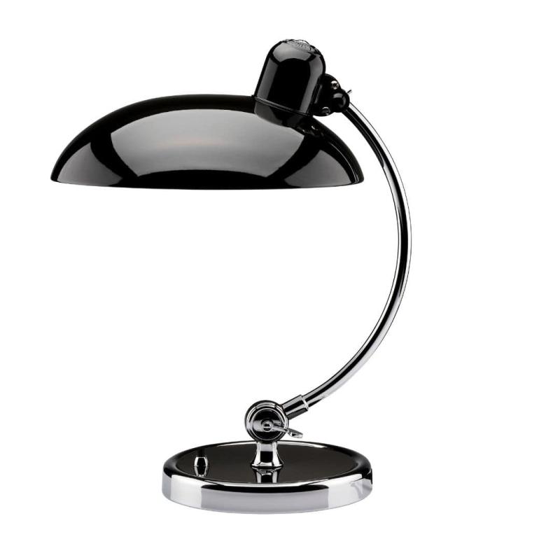 Kaiser Idell 6631 T Bordlampe i Blank Sort - Luksusdesign