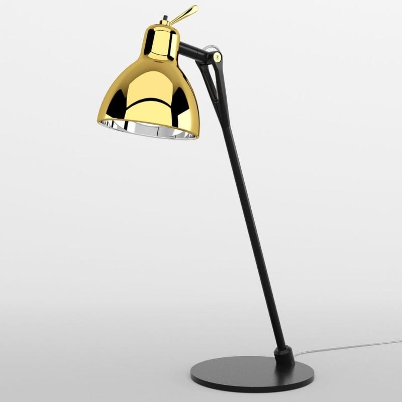 Luxy Glam T0 Bordlampe i Guld fra Rotaliana