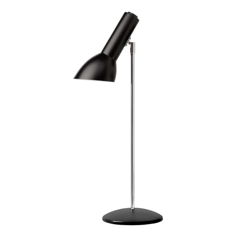 Oblique Mat Sort Bordlampe - Elegant Belysning til Dit Rum