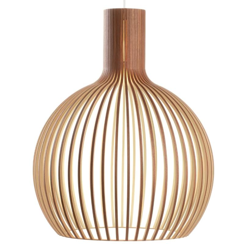 Octo 4240 Pendel i Valnød - Håndlavet Designlampe