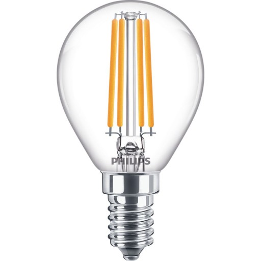 10 Stk Corepro Led Krone 6,5w 827 E14 P45 Klar 806 Lumen fra Philips