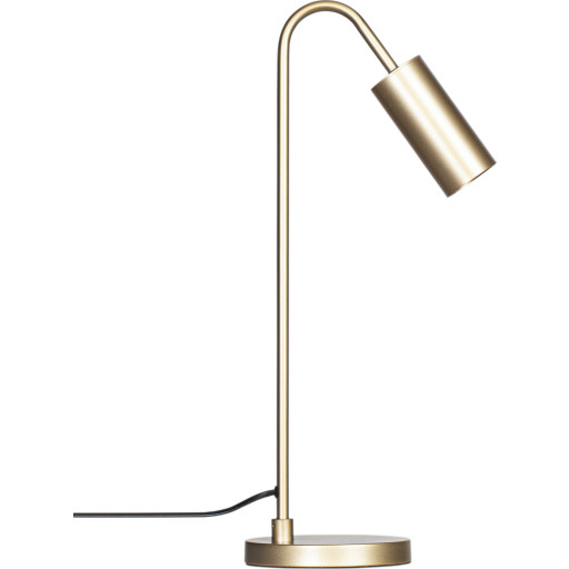 By Rydens Curve Bordlampe i Guld - Elegant Belysning