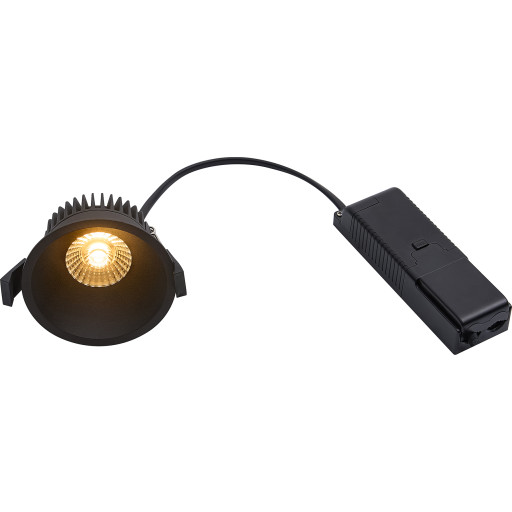Albric Indbygningsspot i Sort fra Nordlux - Lampe Tilbud