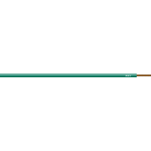 100 Meter Autoledning Pvtau 1x0,75 Grøn S100 fra Nkt