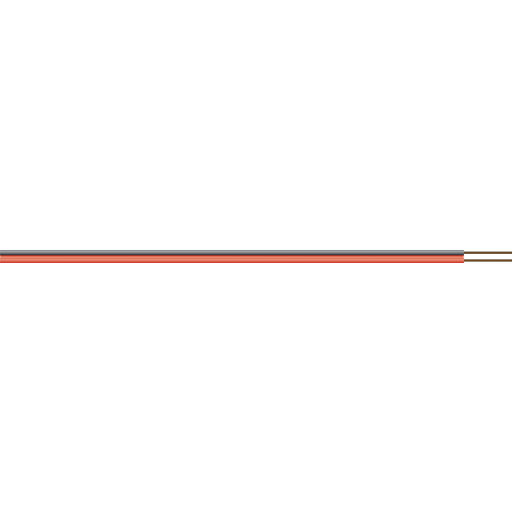 100 Meter Autoledning Pvtau 2x1,5 Rød Sort, S100 fra Nkt