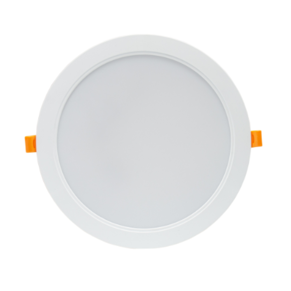 18w Led Indbygningspanel   Hul: ø14,5 Cm, Mål: ø17 Cm, 230v, Ip54 Udendørs   Dæmpbar : Ikke Dæmpbar, Kulør : Neutral fra Spectrum
