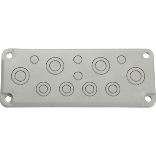 12 Stk Blanketflange Str. 2 4xm12+4xm12 20+4xm16 25 fra Fibox