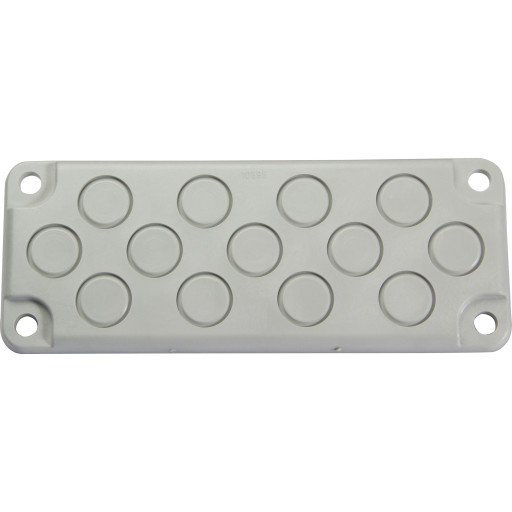 12 Stk Blanketflange Str. 2 9xpg11+5xpg9 16 fra Fibox