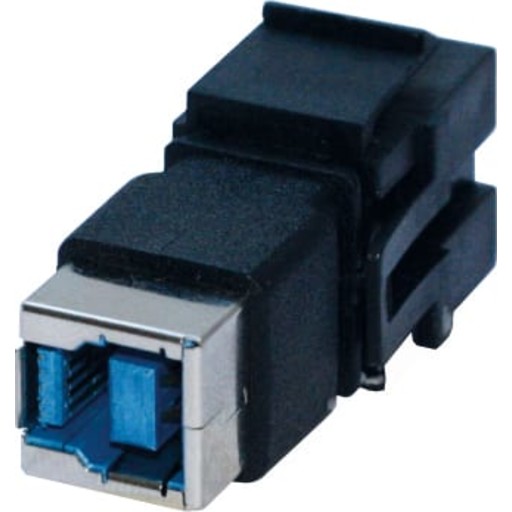 Usb 3.0 A B Keystone Til Kundemodul fra Bachmann