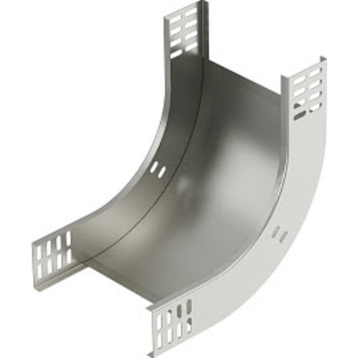 Vertikalbøjning 90° 60x600 Stigende Rbv 660 S Rustfri Stål A2 fra Obo