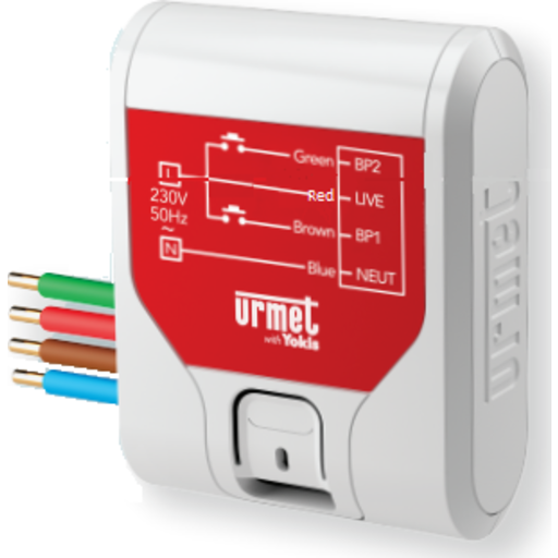 Indbygning 2 Kanal Sender 230v Til   Up Zigbee System fra Yokis