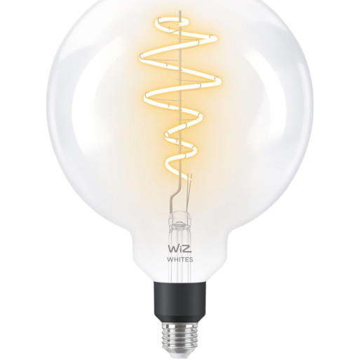 2 Stk   E27 Globepære, 2700k 6500k, 6,7w, ø20 Cm fra Wiz