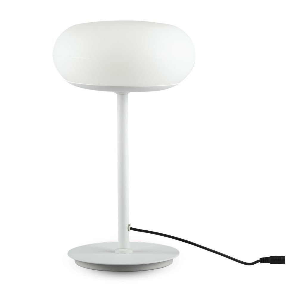 25w Led Bordlampe   Designer, Touch Dæmpbar, 3000k, Hvid   Dæmpbar : Dæmper Indbygget, Kulør : Varm fra V-tac