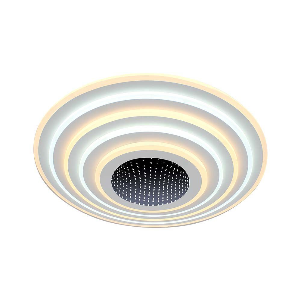 125w Led Smart Dekorativ Loftlampe   50x7cm, 3i1, Dæmpbar, Fjernbetjening.   Kulør : 3 I 1 fra V-tac