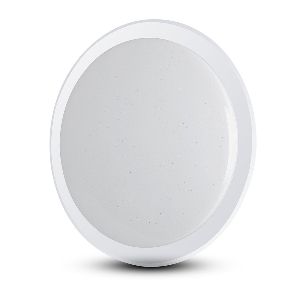 36w Loftlampe   Kompatibel Med Amazon Alexa, Google Home, Rgb+ww+cw, Stjernebetræk   Dæmpbar : Via Smart Home, Kulør : Rgb + Cct (varm Til Kold Hvid) fra V-tac