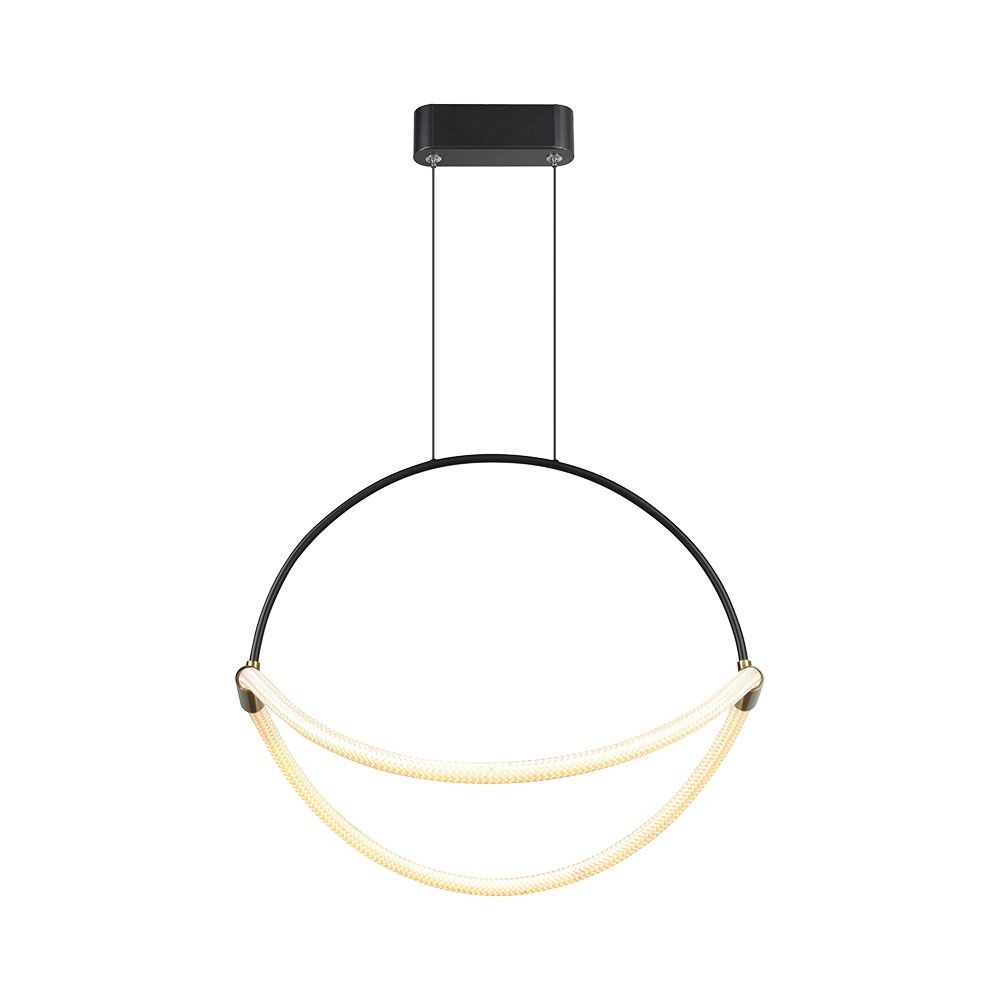 16w Led Hængelampe   Pendel, 500mm, 4000k, Sort Hus.   Kulør : Neutral fra V-tac