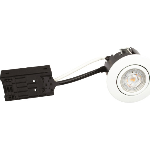 10 Pak Luna Quick Install Gu10 5w 930 385lm Ip44 Mat Hvid fra Scan Products