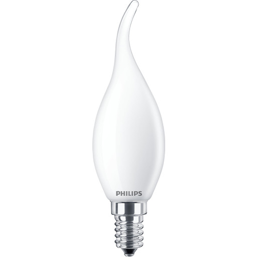 10 Stk Corepro Led Kerte 2,2w 827 E14 Ba35 Mat 250 Lumen, Vindstød fra Philips