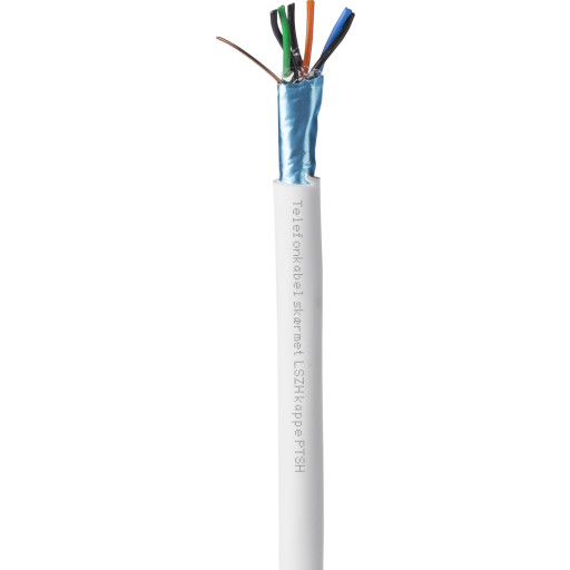 100 Meter Signalkabel Ptsh 3x2x0,60 Mm Lszh Skærmet S100 fra Lan-com