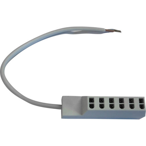Amp 6 Vejs Fordelerboks Med 20 Cm Ledning fra Gn Belysning