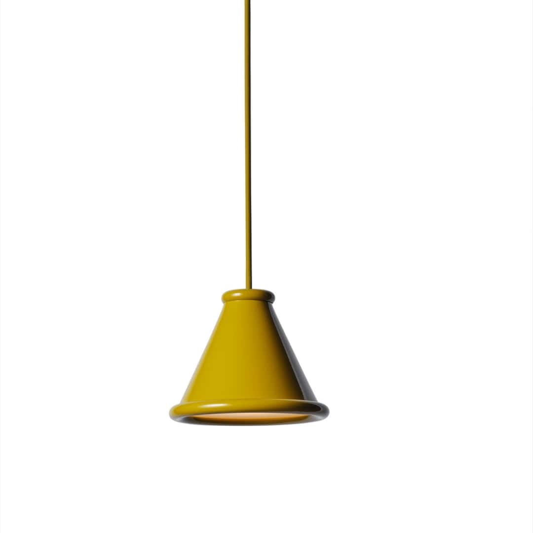 Belle ø15 Pendel Honey Yellow     fra Belid