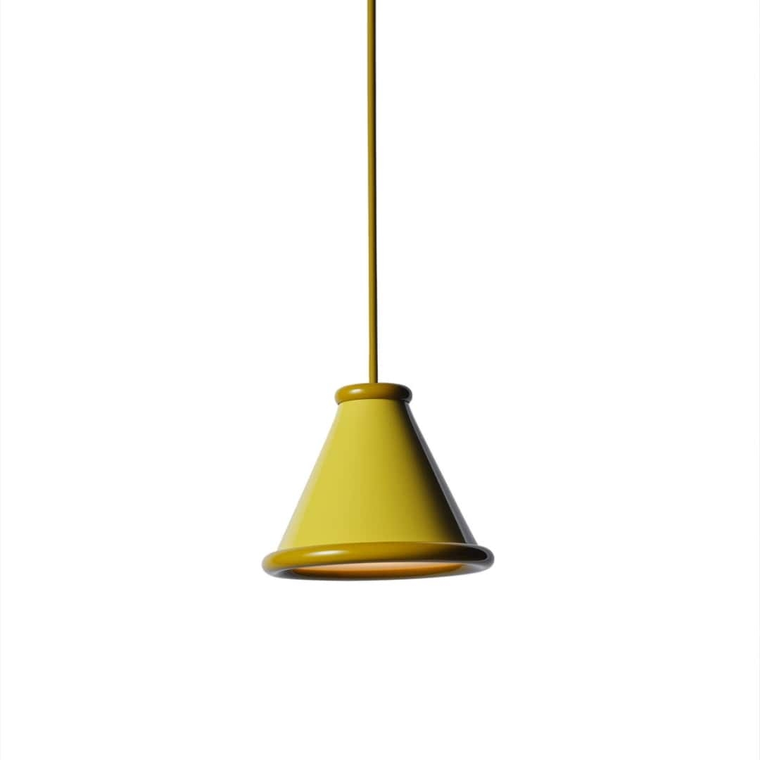 Belle ø15 Pendel Zink Yellow   Honey Yellow     fra Belid