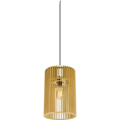 Wud Pendel Mat Natur E27 60w Ip20 fra Slv