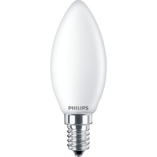 10 Stk Corepro Led Kerte 6,5w 840 E14 B35 Mat 806 Lumen fra Philips