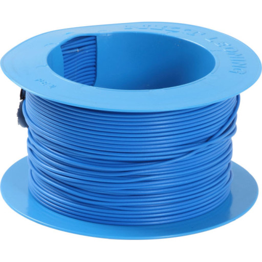 100 Meter Ledning H07v2 K Pvt90 1x1,5 Blå, R100 fra Nexans