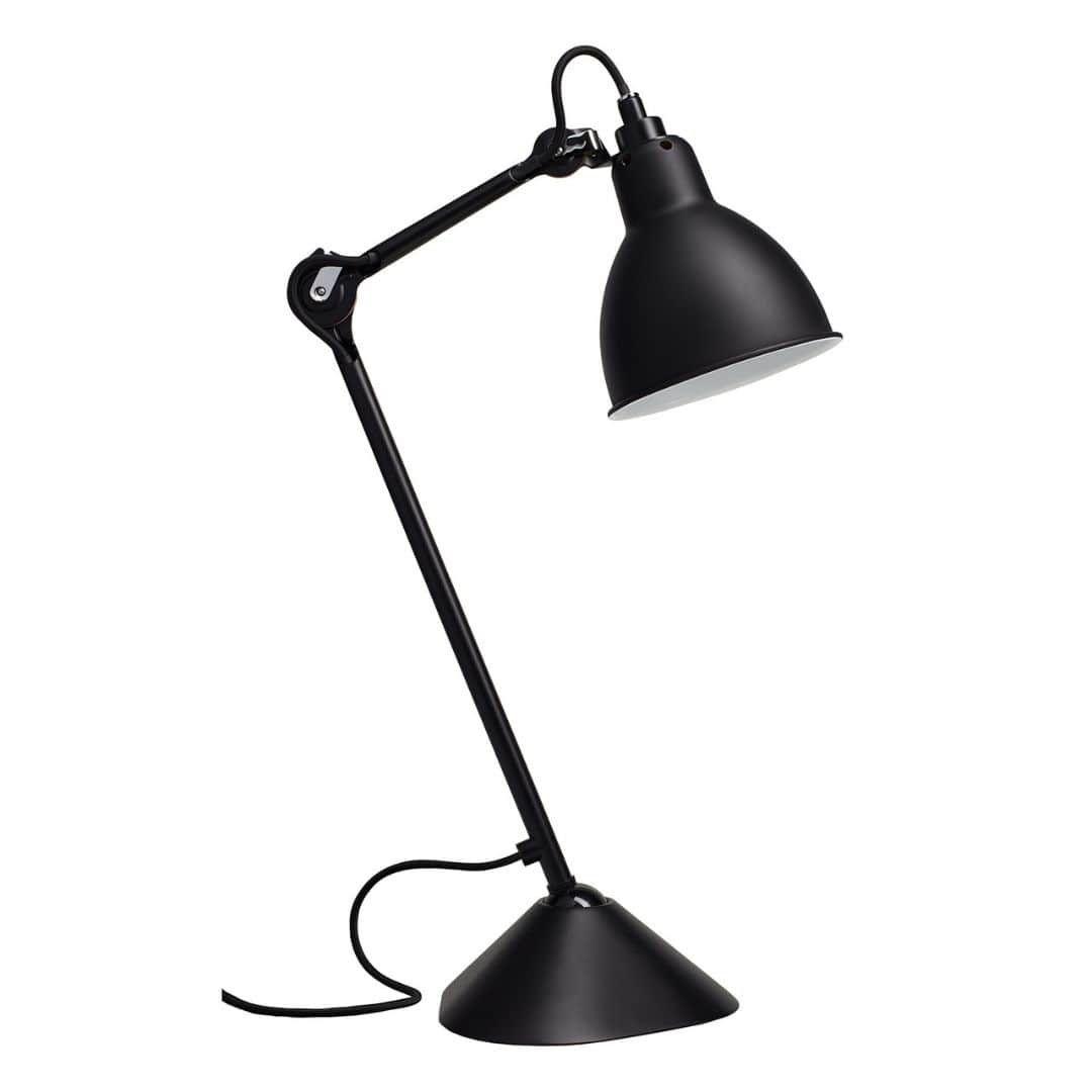 205 Bordlampe Sort       Udstillingsmodel fra Lampe Gras