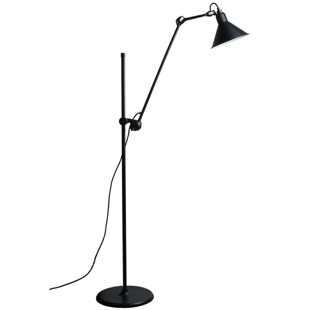 215 Gulvlampe Sort       Udstillingsmodel fra Lampe Gras