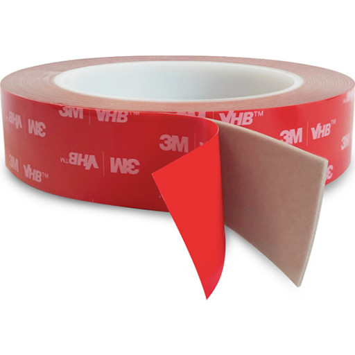 3m  Vhb Dobbeltklæbende Tape   25mm Bred   5m Rulle fra Hilux