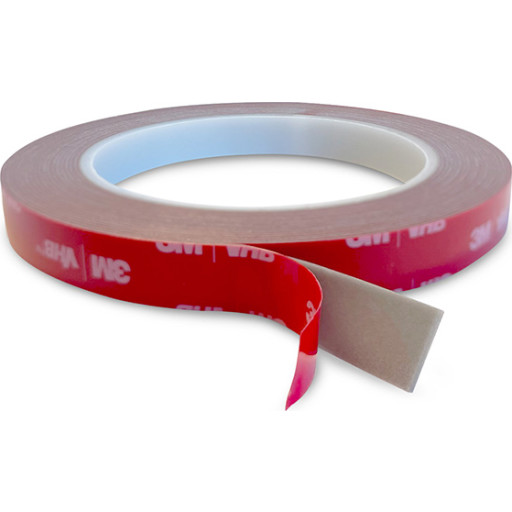 3m  Vhb Dobbeltklæbende Tape   12mm Bred   5m Rulle fra Hilux