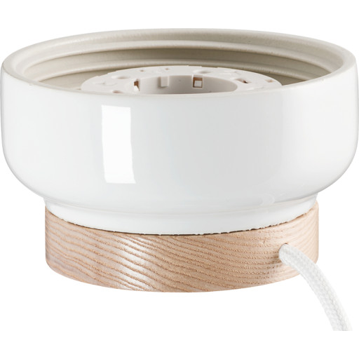 Armatur Ohm Hvid Glasur Med 123,5 Mm Gevind Ip20 Gx53 7w fra Ifö Electric