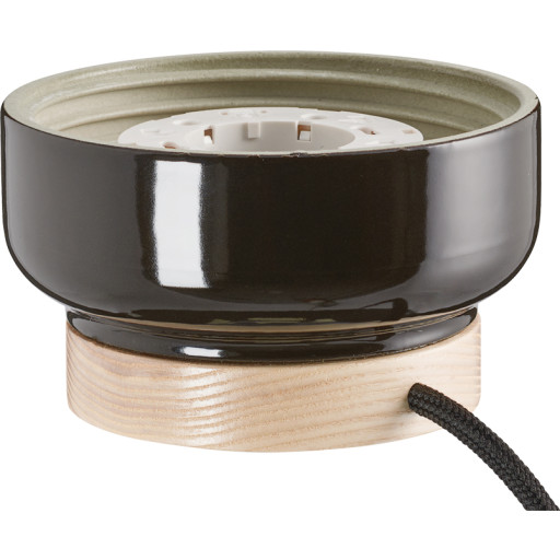 Armatur Ohm Sort Glasur Med 123,5 Mm Gevind Ip20 Gx53 7w fra Ifö Electric