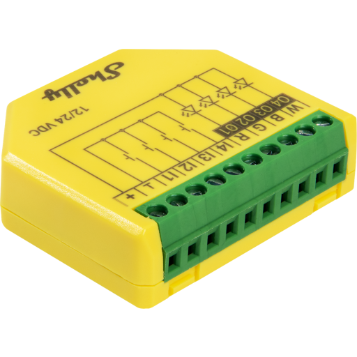 Plus Rgbw Pm, Wifi 12 24v Styring Til Led Bånd fra Shelly
