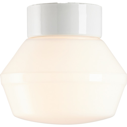 4 Stk Loft  Og Vægarmatur Classic Hvid, Blank Opal E27 fra Ifö Electric