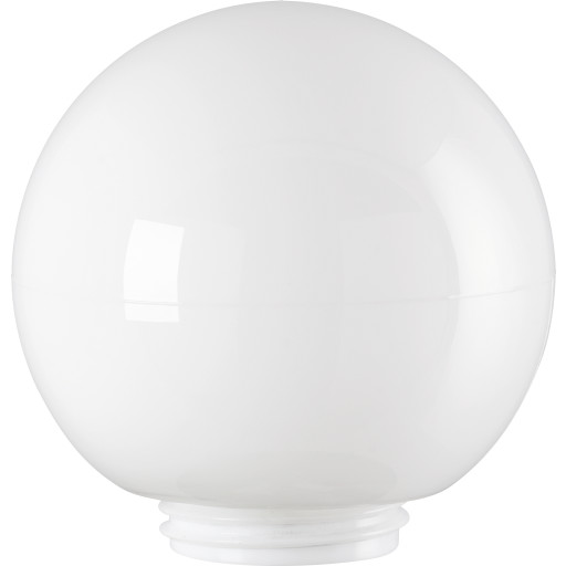 6 Stk Skærm Glob Blank Opal Gevind 84,5mm ø180mm Højde 163mm fra Ifö Electric